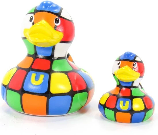 BUDDUCK.COM Luxury MINI 80s CUBE DUCK Van Bud Duck: Mooiste Design Badeend Ter Wereld 4 BUDDUCK.COM Luxury MINI 80s CUBE DUCK Van Bud Duck: Mooiste Design Badeend Ter Wereld - Afbeelding 4