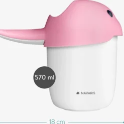 Navaris Haarspoelbeker Voor Baby's - Shampoo Spoelbeker Voor In Bad - Beschermt Ogen En Gezicht - Ook Geschikt Als Badspeelgoed - Roze -Aanbiedingen badspeelgoed Winkel 550x474 2