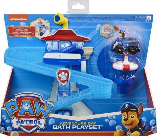 PAW Patrol - Badspeelgoed - Avonturenbaai - Met Lichtgevend Chase-voertuig 3 PAW Patrol - Badspeelgoed - Avonturenbaai - Met Lichtgevend Chase-voertuig - Afbeelding 3