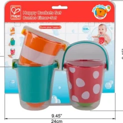Hape - Hape Happy Buckets Set -Aanbiedingen badspeelgoed Winkel 550x489 2