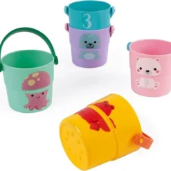 Badspeelgoed 5 Emmertjes - Janod -Aanbiedingen badspeelgoed Winkel 550x492 2