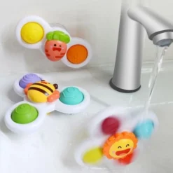 Merkloos Badspeelgoed Set Van Drie - Speelgoed - Popit - Spinner - Voor In Bad - Badspeeltje -Aanbiedingen badspeelgoed Winkel 550x493 1