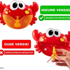Merkloos Bad Speelgoed - Muzikale Krab - Badspeelgoed 1 Jaar - Rood -Aanbiedingen badspeelgoed Winkel 550x494