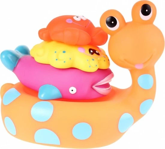 Eddy Toys Baddier: Slak Met Vriendjes 17 Cm Oranje 1 Eddy Toys Baddier: Slak Met Vriendjes 17 Cm Oranje