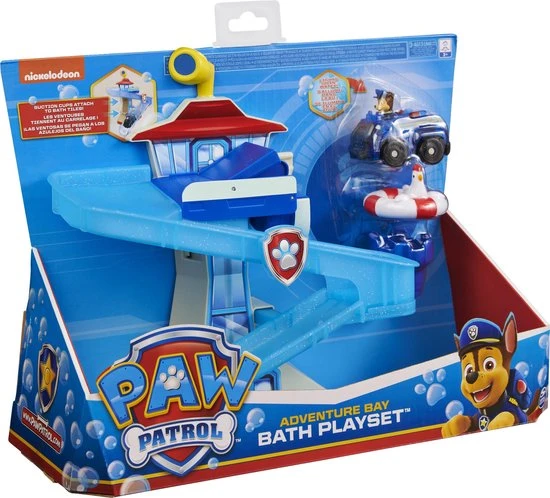 PAW Patrol - Badspeelgoed - Avonturenbaai - Met Lichtgevend Chase-voertuig 4 PAW Patrol - Badspeelgoed - Avonturenbaai - Met Lichtgevend Chase-voertuig - Afbeelding 4