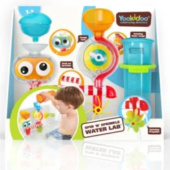 Yookidoo Badspeelgoed Spin N Sprinkle Water Lab -Aanbiedingen badspeelgoed Winkel 550x502 2