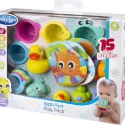 Playgro Badgeschenkset - Badspeelset 15-delig - Badspeelgoed - Kraamkadoset -Aanbiedingen badspeelgoed Winkel 550x507