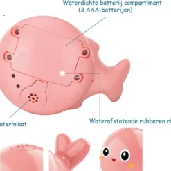 Femur® - Wally De Walvis - ROZE - Badspeelgoed - Badspeeltje - Lichtgevend - Sensor Fontein - Bad - Water - Zwembad - Baby - Peuter - Kleuter - LED - INCLUSIEF Batterijen 13 Femur® - Wally De Walvis - ROZE - Badspeelgoed - Badspeeltje - Lichtgevend - Sensor Fontein - Bad - Water - Zwembad - Baby - Peuter - Kleuter - LED - INCLUSIEF Batterijen -Aanbiedingen badspeelgoed Winkel 550x512 1