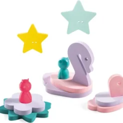 Quut-Badspeelgoed-Puzzle Friends-Fairy Pond-Gratis Drie Mini Bruisballen Cadeau-zwanen-eenden-sterren-Puzzelen In Bad-Duurzaam-Verjaardag-Meisjes-Kerst-Sinterklaas-Meidencadeau