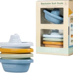 Merkloos Little Dutch - Bad Bootjes - Blauw - Bad Speelgoed - Baby Speelgoed