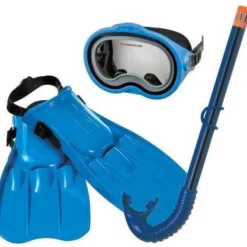 Intex - Duikbril/Snorkel/Flipper Set - 8+ Jaar - Blauw -Aanbiedingen badspeelgoed Winkel 550x520 8