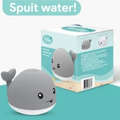 CJX Retail Willy De Badwalvis® - Badspeelgoed - Lichtjes - Spuit Water - Oplaadbaar - Voor In Bad -Aanbiedingen badspeelgoed Winkel 550x523