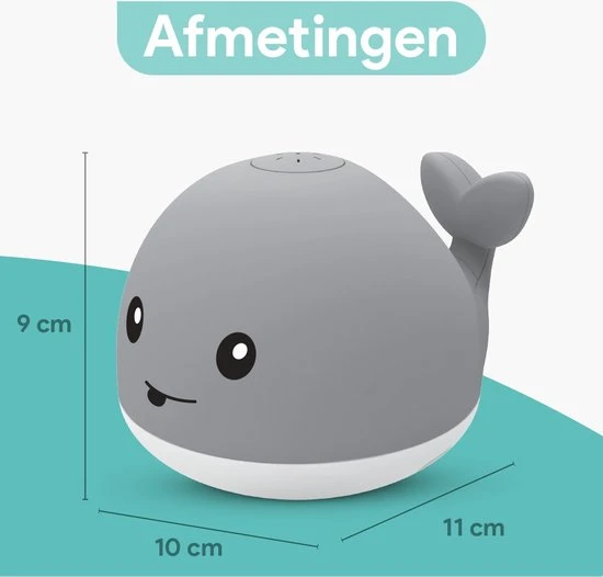 CJX Retail - Willy De Walvis - Badspeelgoed - Baby Speelgoed 0 Jaar - Waterspeelgoed - Speelgoed 4 CJX Retail - Willy De Walvis - Badspeelgoed - Baby Speelgoed 0 Jaar - Waterspeelgoed - Speelgoed - Afbeelding 4