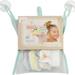 Studio Circus Badfiguren Vriendjes - Educatief Badspeelgoed - 8 Figuren In Opbergnetje - Baby Cadeau