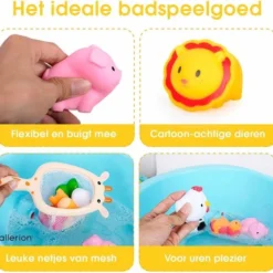 Allerion® Allerion Bad Squirt Speelgoed Set – 18-delig – Bath Squirters – Zeedieren – Inclusief Netjes En Opberg Tas 16 Allerion® Allerion Bad Squirt Speelgoed Set – 18-delig – Bath Squirters – Zeedieren – Inclusief Netjes En Opberg Tas -Aanbiedingen badspeelgoed Winkel 550x531 3