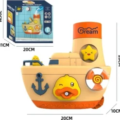 Happyshopper Badspeelgoed Boot - Badspeeltjes - Speelgoed - Jongens - Meisjes - Bubbel Boot - Kunststof - Beige 11 Happyshopper Badspeelgoed Boot - Badspeeltjes - Speelgoed - Jongens - Meisjes - Bubbel Boot - Kunststof - Beige -Aanbiedingen badspeelgoed Winkel 550x534 9