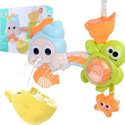 Happyshopper Sproeier Badspeelgoed Crab & Schildpad - Badspeeltjes - Water Speelgoed - Jongen - Meisje -Aanbiedingen badspeelgoed Winkel 550x536 1