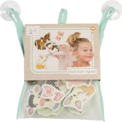 Studio Circus Badfiguren Boerderij Vriendjes - Educatief Badspeelgoed - 8 Figuren In Opbergnetje - Baby Cadeau