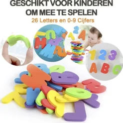 Babyfi ® - Multifunctionele Badspeelgoed Opberg Tas - Inclusief 36 Letters & Cijfers, Visnet En 3 Verschillende Oceaandieren - Badspeelgoed Opbergen - Speelgoed Zak - Bad Speelgoed - Bath Toy Organizer - Badspeeltjes -Aanbiedingen badspeelgoed Winkel 550x546 5