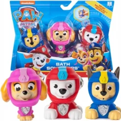 PAW Patrol - Badspeelgoed - Met Marshall Chase En Skye - 3 Waterspuiters -Aanbiedingen badspeelgoed Winkel 550x548