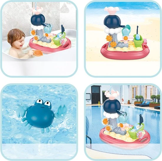 Happyshopper Badspeelgoed Drijvend Waterpark - Badspeeltjes - Badspeelgoed Peuter 4 Happyshopper Badspeelgoed Drijvend Waterpark - Badspeeltjes - Badspeelgoed Peuter - Afbeelding 4