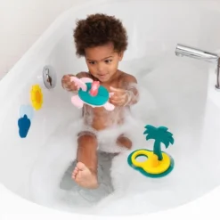 Quutopia Foam Badspeelgoed Badpuzzel Treasure Island Met Schildpad - Cadeau Baby Jongen Meisje 1 Jaar | 2 Jaar | 3 Jaar | 4 Jaar -Aanbiedingen badspeelgoed Winkel 550x550 122