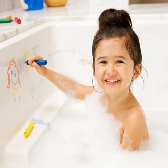 FIRST STEPS - Kleuren In Bad Met Badkrijt - Badkrijtjes - Badspeelgoed 5 FIRST STEPS - Kleuren In Bad Met Badkrijt - Badkrijtjes - Badspeelgoed - Afbeelding 5