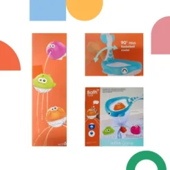 Jobber Waterplay Badspeelgoed - Visnet Met Baddieren - Badspeeltjes -Aanbiedingen badspeelgoed Winkel 550x550 184