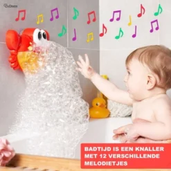 Merkloos Bad Speelgoed - Muzikale Krab - Badspeelgoed 1 Jaar - Rood -Aanbiedingen badspeelgoed Winkel 550x550 201