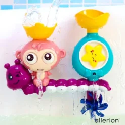 Allerion® Allerion Duo Fontein Badspeelgoed – Vanaf 1 Jaar – Rups En Aapje – Met Zuignappen -Aanbiedingen badspeelgoed Winkel 550x550 212