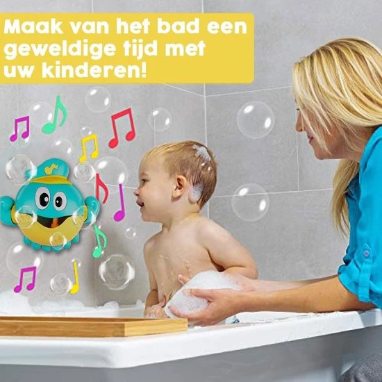 Bolgoods Badspeelgoed - Baby Speelgoed Vanaf 1 Jaar - Bellenblaas Met Muziek - Kinder Cadeautjes 5 Bolgoods Badspeelgoed - Baby Speelgoed Vanaf 1 Jaar - Bellenblaas Met Muziek - Kinder Cadeautjes - Afbeelding 5