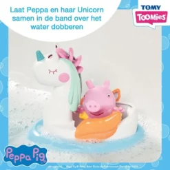 Tomy Badspeelgoed Peppa Pig Eenhoorn 12 Cm Wit/blauw 3-delig -Aanbiedingen badspeelgoed Winkel 550x550 312