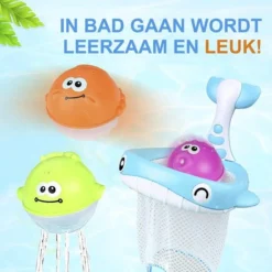 Babyfi ® - Multifunctionele Badspeelgoed Opberg Tas - Inclusief 36 Letters & Cijfers, Visnet En 3 Verschillende Oceaandieren - Badspeelgoed Opbergen - Speelgoed Zak - Bad Speelgoed - Bath Toy Organizer - Badspeeltjes -Aanbiedingen badspeelgoed Winkel 550x550 318