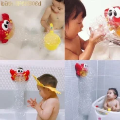 Merkloos Badspeelgoed - Badspeeltjes - Speelgoed Bad - Baby Cadeau - Peuter Cadeau - Baby, Peuter, Kleuter - 0, 1, 2, 3, 4, 5 Jaar - Krab Met Bubbels En Muziek , Schepnetje Met Knijpdiertjes , Opwindbare Schildpad - Waterspeelgoed - Bewegend Speelgoed -Aanbiedingen badspeelgoed Winkel 550x550 367
