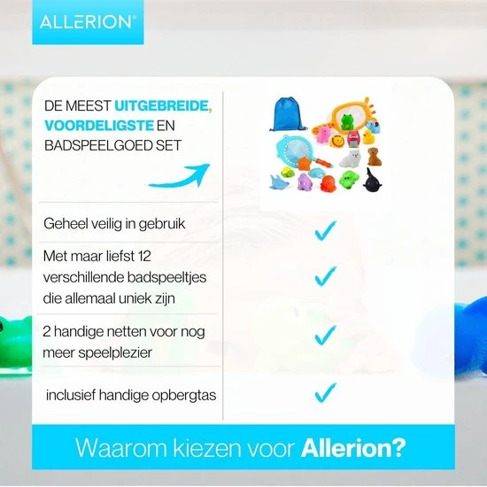 Allerion® Allerion Bad Squirt Speelgoed Set – 18-delig – Bath Squirters – Zeedieren – Inclusief Netjes En Opberg Tas 3 Allerion® Allerion Bad Squirt Speelgoed Set – 18-delig – Bath Squirters – Zeedieren – Inclusief Netjes En Opberg Tas - Afbeelding 3