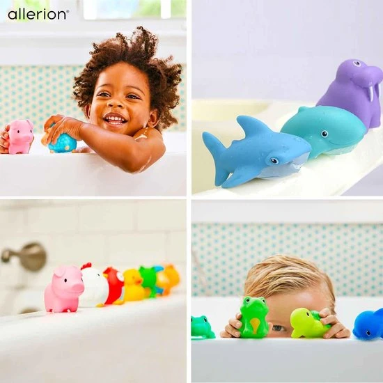 Allerion® Allerion Bad Squirt Speelgoed Set – 18-delig – Bath Squirters – Zeedieren – Inclusief Netjes En Opberg Tas 7 Allerion® Allerion Bad Squirt Speelgoed Set – 18-delig – Bath Squirters – Zeedieren – Inclusief Netjes En Opberg Tas - Afbeelding 7