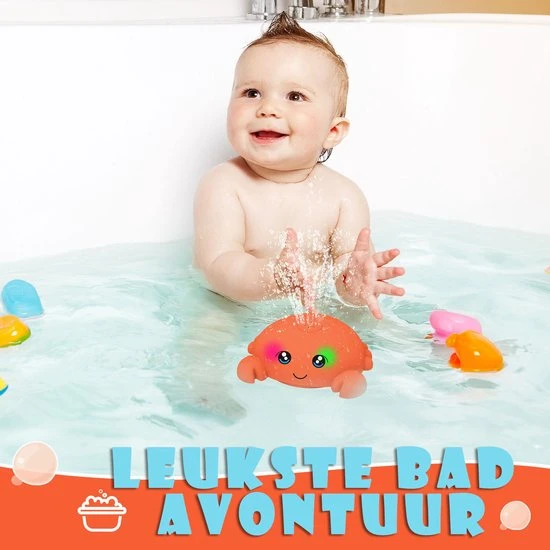 CJX Retail Krabby De Badkrab - Badspeelgoed - Baby Speelgoed 0 Jaar - Waterspeelgoed - Speelgoed 7 CJX Retail Krabby De Badkrab - Badspeelgoed - Baby Speelgoed 0 Jaar - Waterspeelgoed - Speelgoed - Afbeelding 7