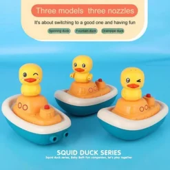 Simann Products Badspeelgoed - Baby En Peuter Speelgoed - Watersproei Roterende Boot Met 3 Eenden - Baby En Peuter - Jongens En Meisjes