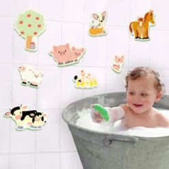 Studio Circus Badfiguren Boerderij Vriendjes - Educatief Badspeelgoed - 8 Figuren In Opbergnetje - Baby Cadeau -Aanbiedingen badspeelgoed Winkel 550x550 73