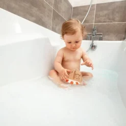 Sophie De Giraf - So Pure - Badbootje - Rubber En Hout 7 Sophie De Giraf - So Pure - Badbootje - Rubber En Hout -Aanbiedingen badspeelgoed Winkel 550x550 736