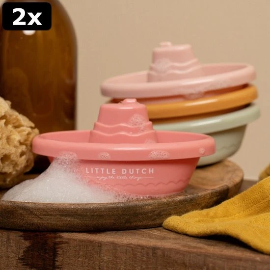 2x Little Dutch 4 Bad Bootjes Set Roze 7 2x Little Dutch 4 Bad Bootjes Set Roze - Afbeelding 7