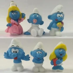 Plastoy 6 Smurfen Badspeeltjes In Plastic Ei Verpakt - Badspeelgoed - Rubber -Aanbiedingen badspeelgoed Winkel 550x550 753