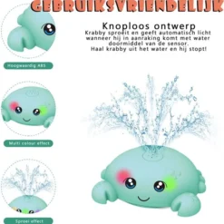 CJX Retail Krabby De Badkrab - Badspeelgoed - Baby Speelgoed 0 Jaar - Waterspeelgoed - Speelgoed 6 CJX Retail Krabby De Badkrab - Badspeelgoed - Baby Speelgoed 0 Jaar - Waterspeelgoed - Speelgoed -Aanbiedingen badspeelgoed Winkel 550x553 3