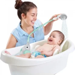 Yookidoo Badspeeltje Baby Olifant Douche Turquoise -Aanbiedingen badspeelgoed Winkel 550x559 3