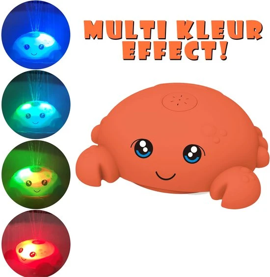 CJX Retail Krabby De Badkrab - Badspeelgoed - Baby Speelgoed 0 Jaar - Waterspeelgoed - Speelgoed 5 CJX Retail Krabby De Badkrab - Badspeelgoed - Baby Speelgoed 0 Jaar - Waterspeelgoed - Speelgoed - Afbeelding 5