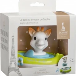 Sophie De Giraf - Badspeelgoed - Badbootje - In Witte Geschenkdoos -Aanbiedingen badspeelgoed Winkel 550x569 4