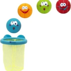 Basketbalspel Voor In (Zwem) Bad - Imaginarium - Spel Met Zuignappen En 4 Squeeze Ballen - Basketbal Werpspel Met Netje - Ook Voor Zwembad