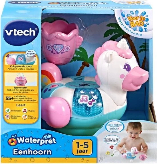VTech Blub Blub Bad Waterpret Eenhoorn - Interactief Babyspeelgoed 2 VTech Blub Blub Bad Waterpret Eenhoorn - Interactief Babyspeelgoed - Afbeelding 2