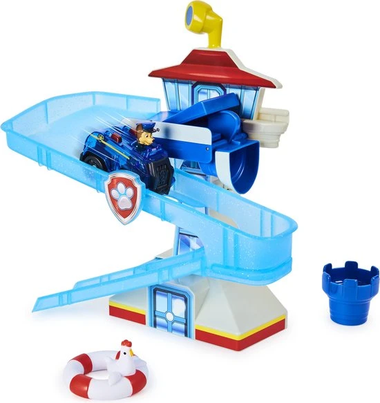 PAW Patrol - Badspeelgoed - Avonturenbaai - Met Lichtgevend Chase-voertuig 5 PAW Patrol - Badspeelgoed - Avonturenbaai - Met Lichtgevend Chase-voertuig - Afbeelding 5