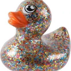 Merkloos Glitter Bad Eendje - 1 Exemplaar - Bud Duck - Uitdeelcadeaus - Bad Speeltjes -Aanbiedingen badspeelgoed Winkel 550x588 3